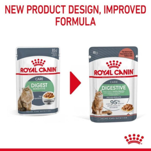Royal Canin CAT (FCN) Digestive (舊名: Digest Sensitive) Care Adult (Gravy) 加護系列 成貓消化道加護主食濕糧(肉汁) (3104800) 85G X 12 原盒 (原裝行貨) Royal Canin CAT (FCN) Digestive (舊名: Digest Sensitive) Care Adult (Gravy) 加護系列 成貓消化道加護主食濕糧(肉汁) (3104800) 85G X 12 原盒 (原裝行貨)